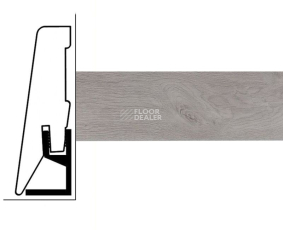 Плинтус МДФ Kronotex ламинированный D4956 Плинтус ламинированный МДФ Kronotex Дуб серый Премиум фото 2 | FLOORDEALER