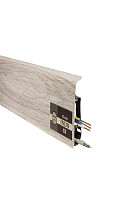 Плинтус Arbiton Indo Плинтус Arbiton Indo 70мм ПВХ 02 Ясень Северный 70мм 2.5м фото 1 | FLOORDEALER