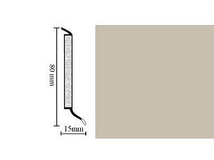 Плинтус Hsl 8 универсальный плинтус 1088 light beige фото 1 | FLOORDEALER