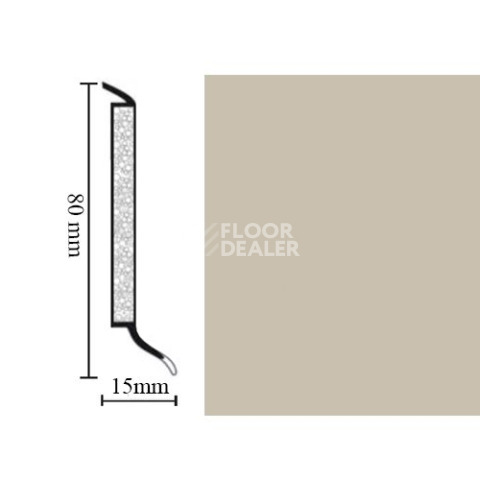 Плинтус Hsl 8 универсальный плинтус 1088 light beige фото 1 | FLOORDEALER