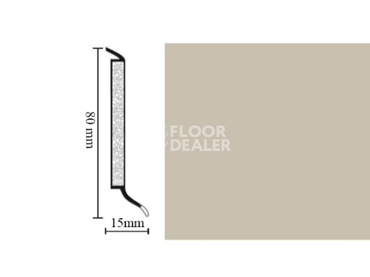 Плинтус Hsl 8 универсальный плинтус 1088 light beige фото 1 | FLOORDEALER