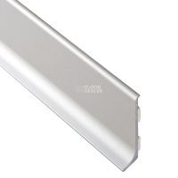 Плинтус алюминиевый анодированный напольный Diele ПЛ80, 501л серебро люкс Плинтус алюминиевый анодированный напольный Diele ПЛ80, 501л серебро люкс фото 3 | FLOORDEALER