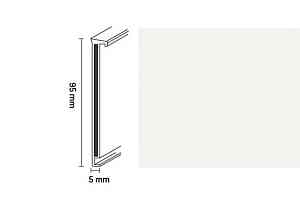 Плинтус Плинтус Dollken TS100 Life Тop Белый (117) фото  | FLOORDEALER