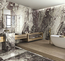 Breccia 120X278 Viola Pol Rect фото 2 | FLOORDEALER