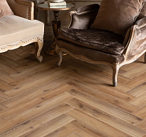 Vinilpol Herringbone 7мм Паркет Франческо 9933, 43 класс, 7 мм фото 5 | FLOORDEALER