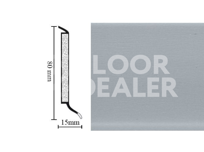 Плинтус 1051 grey фото 1 | FLOORDEALER