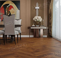 Norland Herringbone Elegant Strong 12мм LF304-19 Орех Кипр фото 4 | FLOORDEALER