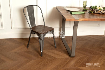 Кварцвиниловые полы Vinilam Parquet Chevron 8,5 мм I1651102 Шеврон Плезир фото 1 | FLOORDEALER