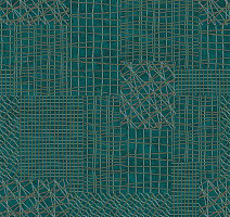 Ковролин Flotex Vision Pattern 560010 (Network) Petrol фото 1 | FLOORDEALER