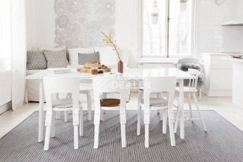 VM Carpet Honka 81-79 White-Black фото 2 | FLOORDEALER