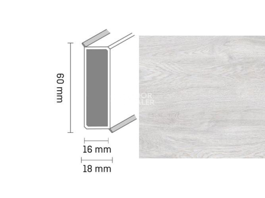 Плинтус Широкий плинтус Cubu flex life XL 60/19 Touch and style 2943-tamija фото 1 | FLOORDEALER