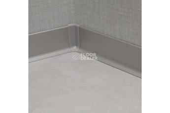 Плинтус алюминиевый анодированный напольный Diele ПЛ80, 501л серебро люкс Плинтус алюминиевый анодированный напольный Diele ПЛ80, 501л Шампань  1,8 м фото 4 | FLOORDEALER