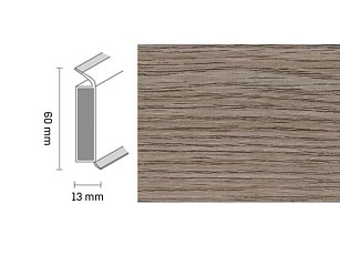 Плинтус Dollken EP 60/13 2495 фото 1 | FLOORDEALER