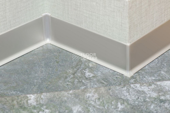 Плинтус алюминиевый анодированный напольный Diele ПЛ60, 501л серебро люкс Плинтус алюминиевый анодированный напольный Diele ПЛ60, 501л серебро люкс 1,8 м фото 2 | FLOORDEALER