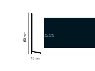 Плинтус эластичный Dollken WL50 life czarny (110) фото 1 | FLOORDEALER