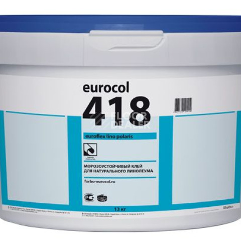 Сопутствующие материалы Forbo 418 Euroflex Lino Plus Клей для натурального линолеума и пробковых покрытий. Клей для натурального линолеума и пробковых покрытий Forbo 418 Euroflex Lino Plus 14 кг фото 1 | FLOORDEALER