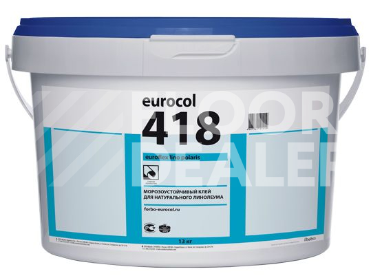 Сопутствующие материалы Клей для натурального линолеума и пробковых покрытий Forbo 418 Euroflex Lino Plus 14 кг фото 1 | FLOORDEALER