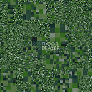 Ковровая плитка Ege Highline Cityscapes Pixellations Green rfm 52205081 фото 1 | FLOORDEALER