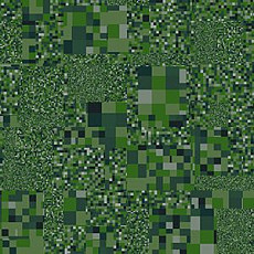 Ковровая плитка Ege Highline Cityscapes Pixellations Green rfm 52205081 фото 1 | FLOORDEALER