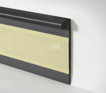 Плинтус ковровый без фурнитуры Dollken Tle-55 0110 (110/W225) Черный фото 2 | FLOORDEALER