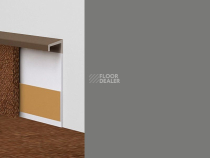 Плинтус ковровый без фурнитуры Dollken Tle-55 0146 (146) Темно-серый фото 3 | FLOORDEALER