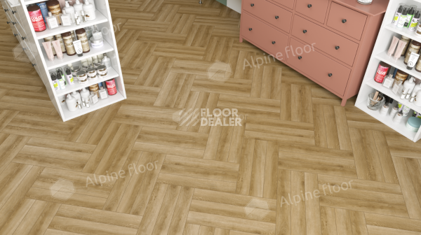 Alpine Floor Herringbone Pro 12мм lf 106-02 Дуб Эльзас фото 2 | FLOORDEALER