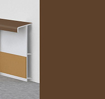 Плинтус Плинтус ковровый с фурнитурой и ребрами жесткости Dollken TL-51 0132 фото 1 | FLOORDEALER