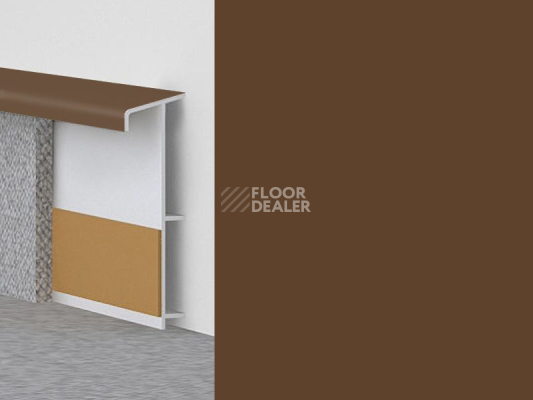 Плинтус Плинтус ковровый с фурнитурой и ребрами жесткости Dollken TL-51 0132 фото 1 | FLOORDEALER