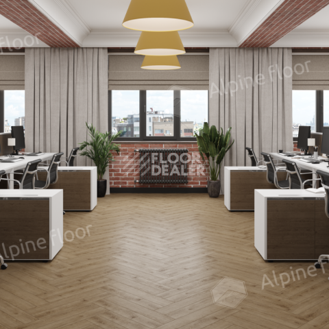Alpine Floor Herringbone Pro 12мм lf 106-07 Дуб Прованс фото 2 | FLOORDEALER