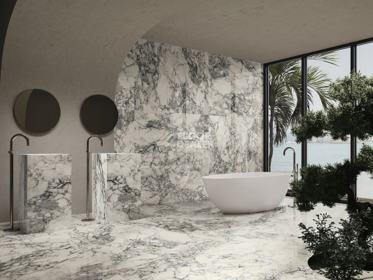 Керамогранит Volterra 60 X 120 Stavro White Matt Rect фото 3 | FLOORDEALER