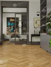 Alpine Floor Chevron Art 12мм LF109-05 Дуб Олимп фото 4 | FLOORDEALER