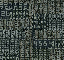 Ковровая плитка Ege Highline Contrast Square Numbers Grey rfm 52206415 фото 1 | FLOORDEALER