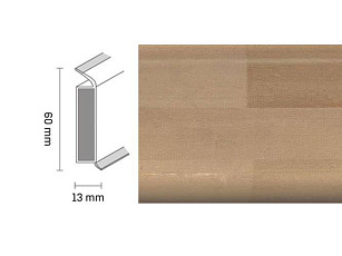 Плинтус Dollken EP 60/13 2520 фото 1 | FLOORDEALER