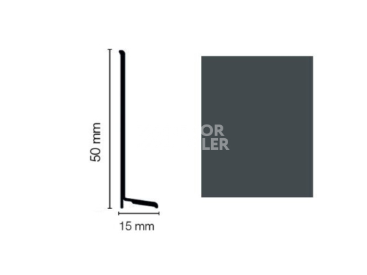 Плинтус Плинтус эластичный Dollken WL50 life antracyt (348) фото 1 | FLOORDEALER