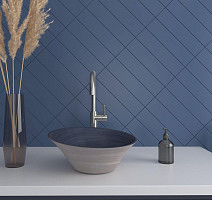 Flat 7.5 X 30 Indigo Matt фото 2 | FLOORDEALER