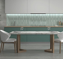 Kit-Kat 11.5 X 23.1 Mosaic Anise Green Matt фото 2 | FLOORDEALER