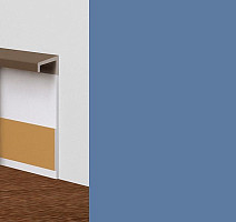 Плинтус ковровый без фурнитуры Dollken Tle-55 1388 (5388) Синий фото 2 | FLOORDEALER