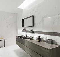 Marmol Carrara 596x596 Carrara Blanco Brillo L 59,6x59,6 фото 5 | FLOORDEALER