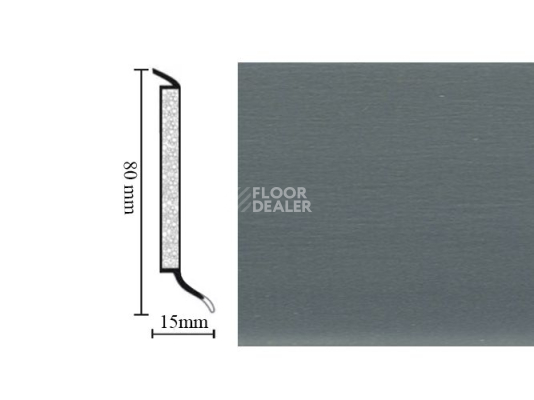 Плинтус Hsl 8 универсальный плинтус 1049 dark grey фото 1 | FLOORDEALER