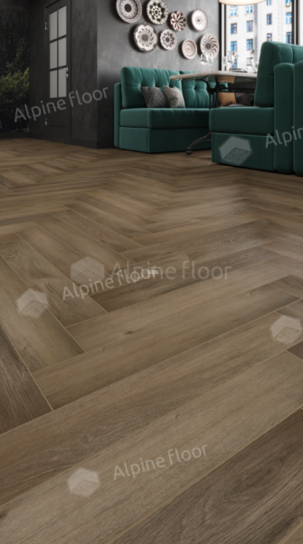 Alpine Floor Herringbone Pro 12мм lf 106-11 Анжу фото 4 | FLOORDEALER