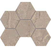Керамогранит Bernini Мозаика 25x28.5x10 BR02 Hexagon 25x28.5 непол. фото 1 | FLOORDEALER