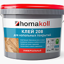 Сопутствующие материалы Homakoll 208 универсальный Homakoll 208 7 кг. Клей для напольных покрытий, универсальный  | FLOORDEALER