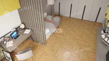 Alpine Floor Herringbone Pro 12мм lf 106-04 Дуб Тулуза фото 2 | FLOORDEALER