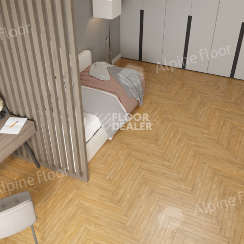 Alpine Floor Herringbone Pro 12мм lf 106-04 Дуб Тулуза фото 2 | FLOORDEALER