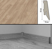 Плинтус МДФ Kronotex ламинированный D4752 Плинтус ламинированный МДФ Kronotex Дуб светлый Марко фото 2 | FLOORDEALER