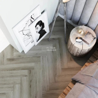 Maximus Herringbone SPC River Oak Trout фото 3 | FLOORDEALER