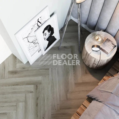 Кварцвиниловые полы Maximus Herringbone SPC River Oak Trout фото 3 | FLOORDEALER