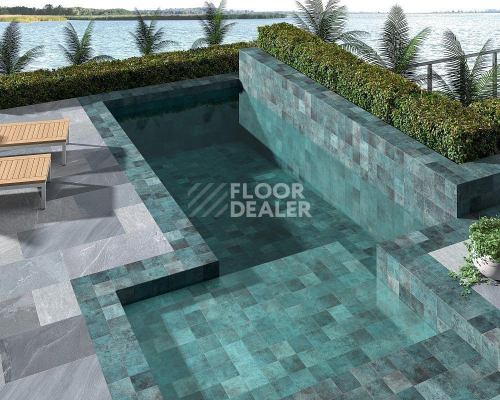 Керамогранит Tahiti  14.7 * 14.7 Turquoise Glossy фото 4 | FLOORDEALER