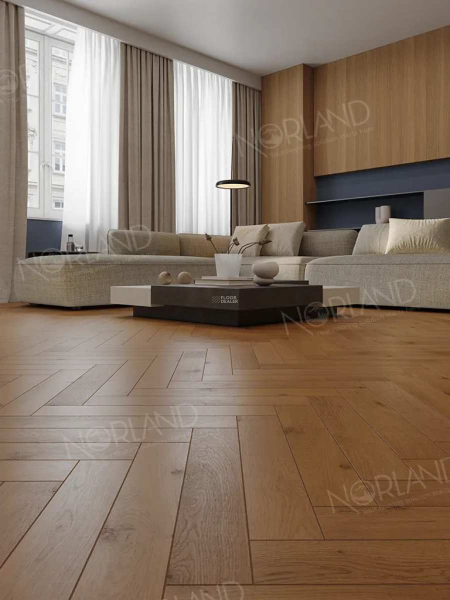 Norland Herringbone Elegant Strong 12мм LF304-13 Дуб Помона фото 4 | FLOORDEALER