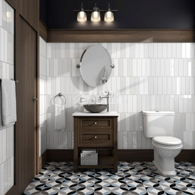 Керамогранит Flat White Matt 7.5X30 фото 2 | FLOORDEALER